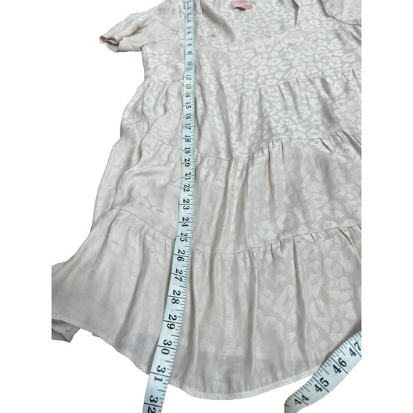 SHOW Me Your Mumu Dress Pink Leopard Print‎ Babydoll Size XS - Picture 7 of 7